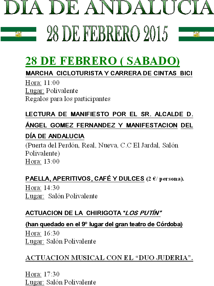 CARTEL DIA ANDALUCIA 2015