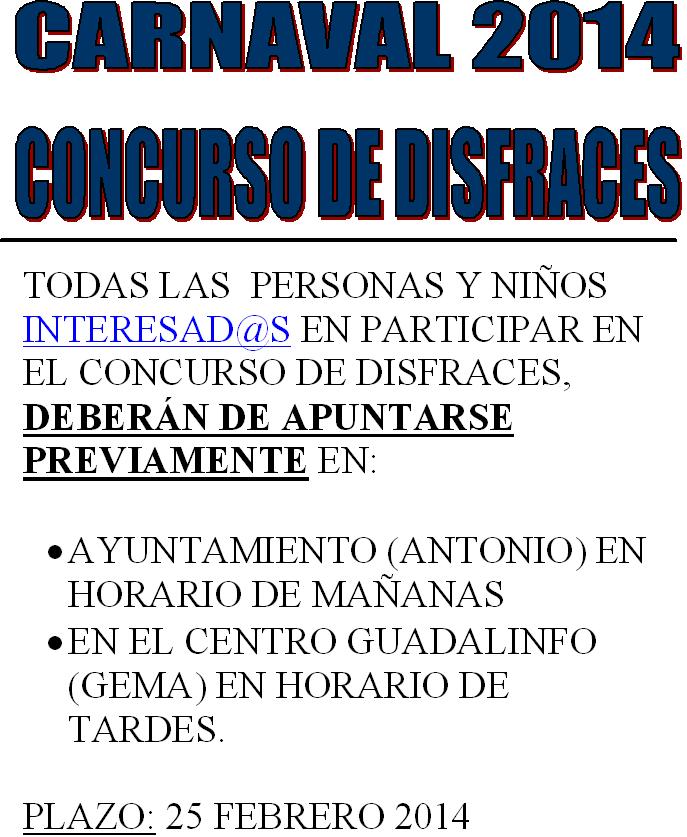 CONCURSO DE DISFRACES